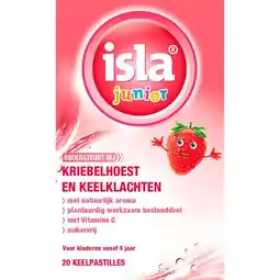 Etos isla Junior Keelpastilles aanbieding
