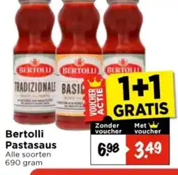 Vomar Voordeelmarkt Bertolli Pastasaus aanbieding