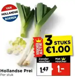 Vomar Voordeelmarkt Hollandse Prei aanbieding