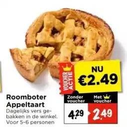 Vomar Voordeelmarkt Roomboter Appeltaart aanbieding