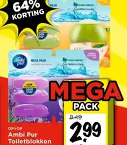 Vomar Voordeelmarkt Ambi Pur Toiletblokken Lavendel of Lemon aanbieding