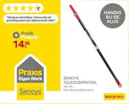 Praxis Sencys telescoopsteel aanbieding
