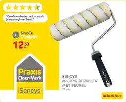 Praxis Sencys muurverfroller met beugel aanbieding