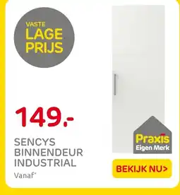 Praxis Sencys Binnendeur Industrial aanbieding