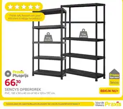 Praxis Sencys Opbergrek aanbieding
