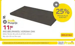 Praxis Meubelpaneel Verona Oak aanbieding