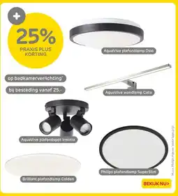 Praxis Op badkamerverlichting aanbieding