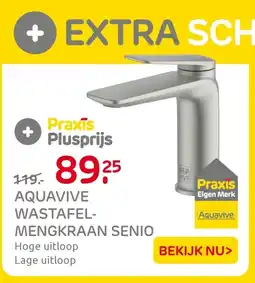 Praxis Aquavive Wastafel- Mengkraan Senio aanbieding