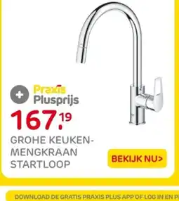 Praxis Grohe Keuken- mengkraan Startloop aanbieding
