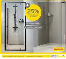 Praxis Op douchecabines aanbieding