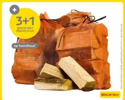 Praxis Op haardhout aanbieding