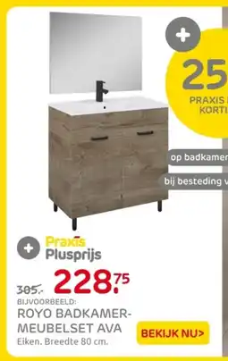 Praxis Royo Badkamer- Meubelset Ava aanbieding