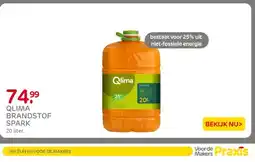 Praxis Qlima Brandstof Spark aanbieding