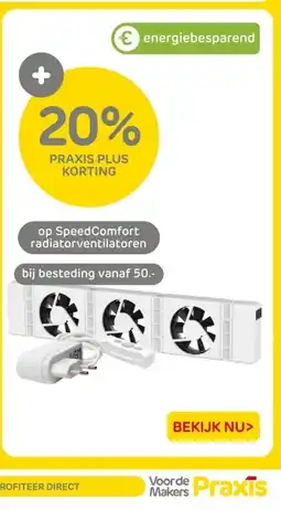 Praxis Op Speedcomfort radiatorventilatoren aanbieding