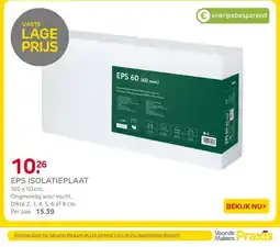 Praxis Eps Isolatieplaat aanbieding