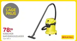 Praxis Kärcher Nat/Droogzuiger aanbieding