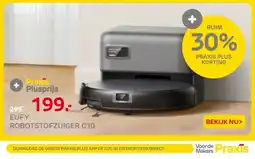 Praxis Eufy Robotstofzuiger C10 aanbieding