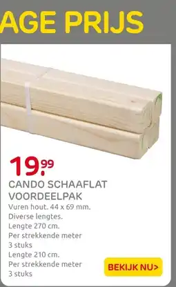 Praxis Cando Schaaflat Voordeelpak aanbieding