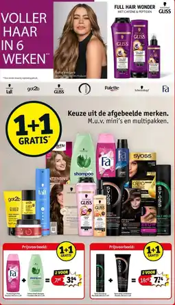 Kruidvat Keuze uit de afgebeelde merken aanbieding