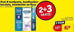 Kruidvat Oral-B tandpasta, handtandenborstels, mondwater en floss aanbieding