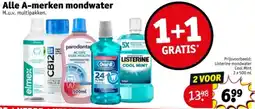 Kruidvat Alle A-merken mondwater aanbieding
