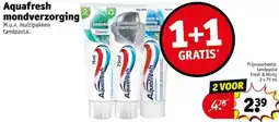 Kruidvat Aquafresh mondverzorging aanbieding