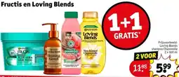 Kruidvat Fructis en Loving Blends aanbieding