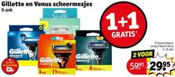 Kruidvat Gillette en Venus scheermesjes aanbieding
