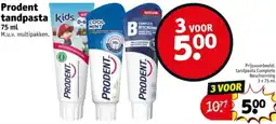 Kruidvat Prodent tandpasta aanbieding