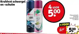 Kruidvat Kruidvat scheergel en schuim aanbieding