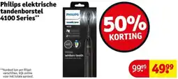 Kruidvat Philips elektrische tandenborstel 4100 Series aanbieding