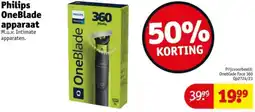 Kruidvat Philips OneBlade apparaat aanbieding
