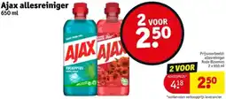 Kruidvat Ajax allesreiniger aanbieding