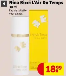 Kruidvat Nina Ricci L'Air Du Temps aanbieding