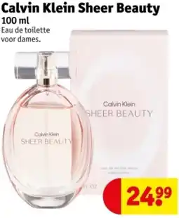 Kruidvat Calvin Klein Sheer Beauty aanbieding