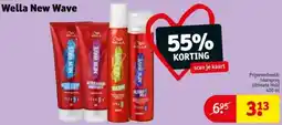 Kruidvat Wella New Wave aanbieding