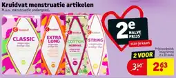 Kruidvat Kruidvat menstruatie artikelen aanbieding