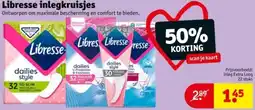 Kruidvat Libresse inlegkruisjes aanbieding