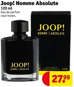 Kruidvat Joop! Homme Absolute aanbieding