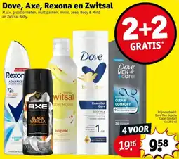 Kruidvat Dove, Axe, Rexona en Zwitsal aanbieding