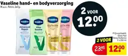 Kruidvat Vaseline hand en bodyverzorging aanbieding