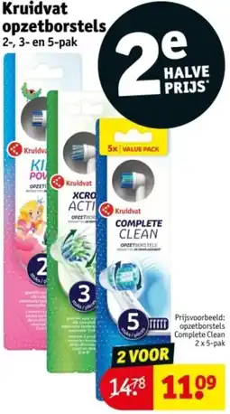 Kruidvat Kruidvat opzetborstels aanbieding