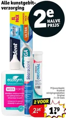 Kruidvat Alle kunstgebitverzorging aanbieding