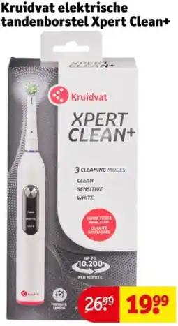 Kruidvat Kruidvat elektrische tandenborstel Xpert Clean+ aanbieding