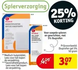 Kruidvat Spierverzorging aanbieding