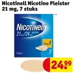 Kruidvat Nicotinell Nicotine Pleister 21 mg aanbieding
