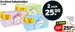 Kruidvat Kruidvat babydoekjes aanbieding