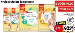 Kruidvat Kruidvat luiers jumbo pack aanbieding