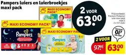 Kruidvat Pampers luiers en luierbroekjes maxi pack aanbieding