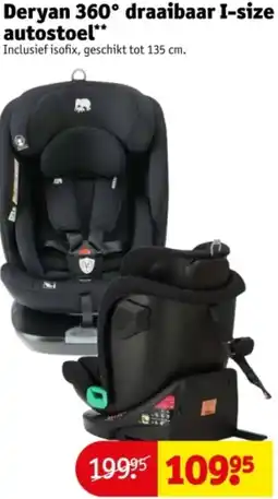 Kruidvat Deryan 360° draaibaar I-size autostoel aanbieding